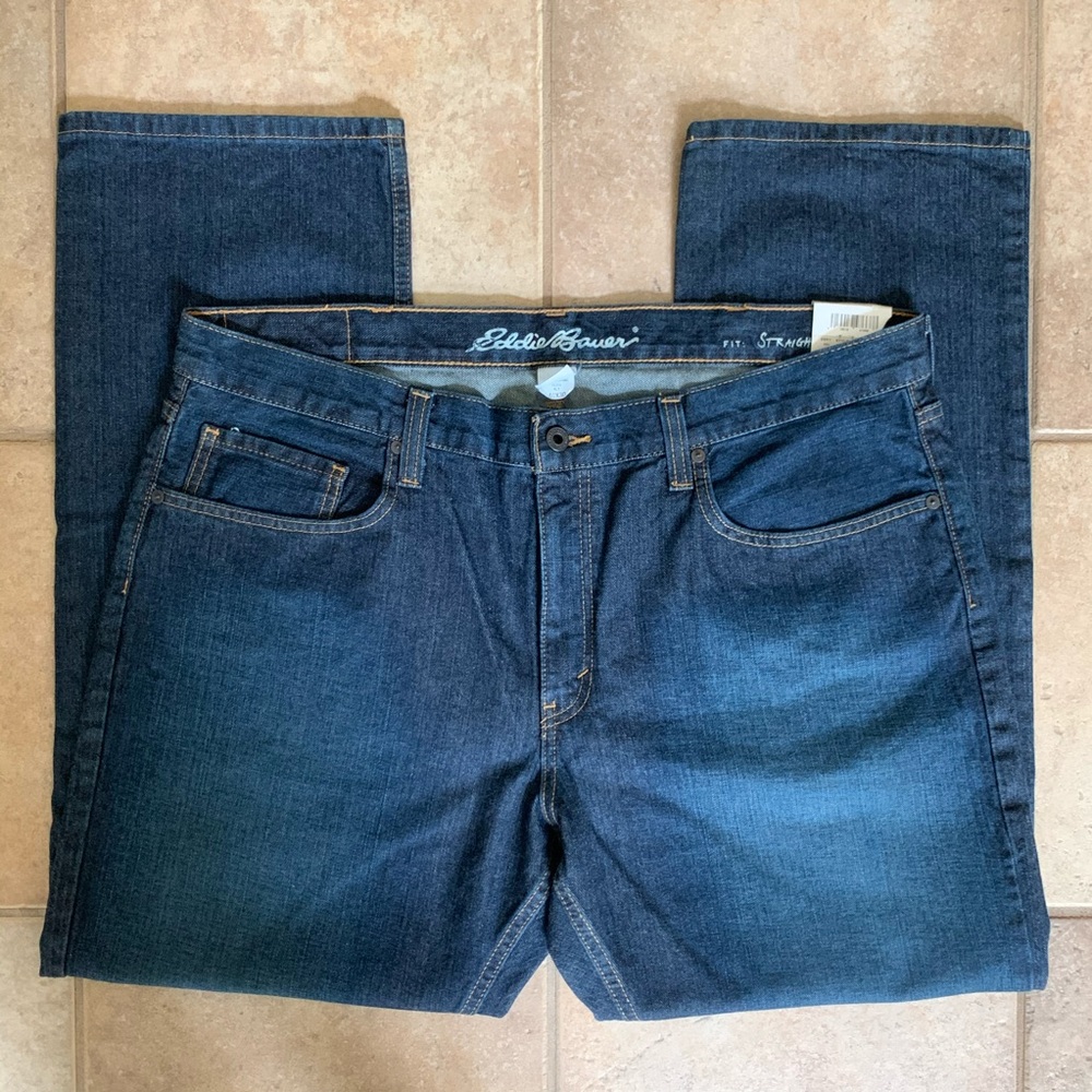 Eddie Bauer Authentic Straight Jeans Size 40x30
